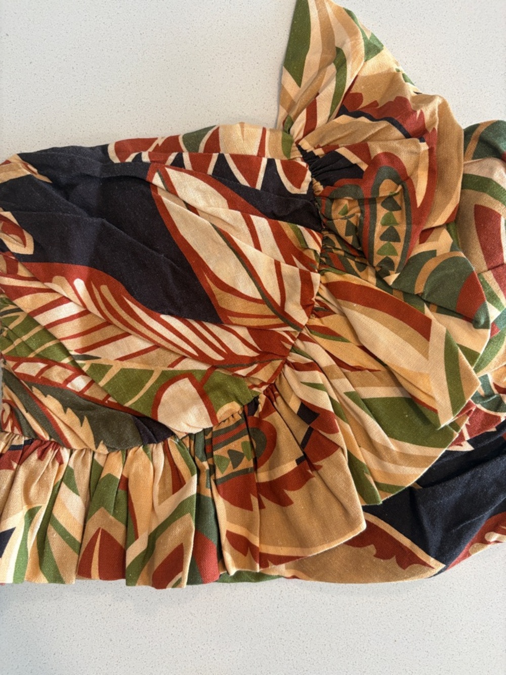 Zara Floral Print Crop Top in Multi-Color - Picture 4 of 7